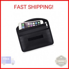Fireproof Faraday Bag with Zipper Anti-Tracking EMF GPS RFID Car Key Signal Bloc