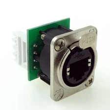 PROCRAFT SVP594-D110 CAT5/6 RJ45 Ethercon "D" Style Punch-Down Panel Mount