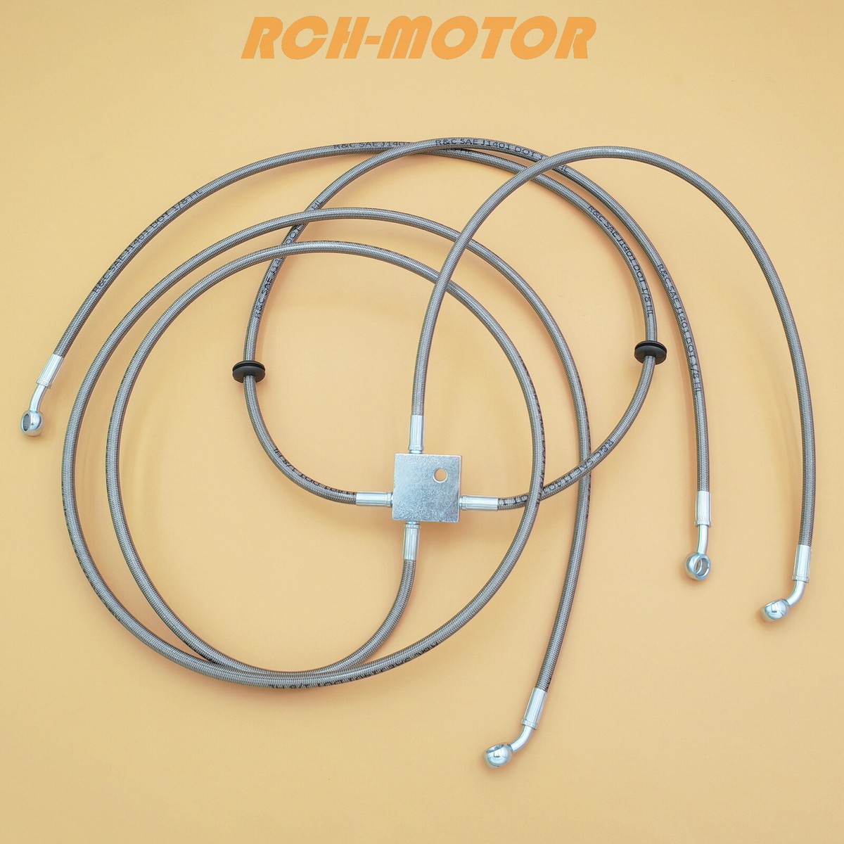 Front Stainless Braided Brake Hose Line For Arctic Cat 1502-015 | eBay