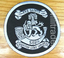Rhodesia Rhodesian Light Infantry "Saints" Patch Iron-on