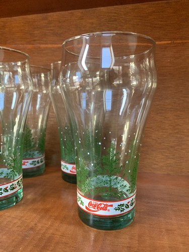Lot de 6 verres à boire vintage Coca Cola Noël vacances COKE - Photo 6/8