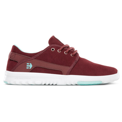 ETNIES Womens Skateboard Shoes SCOUT W'S BURGUNDY