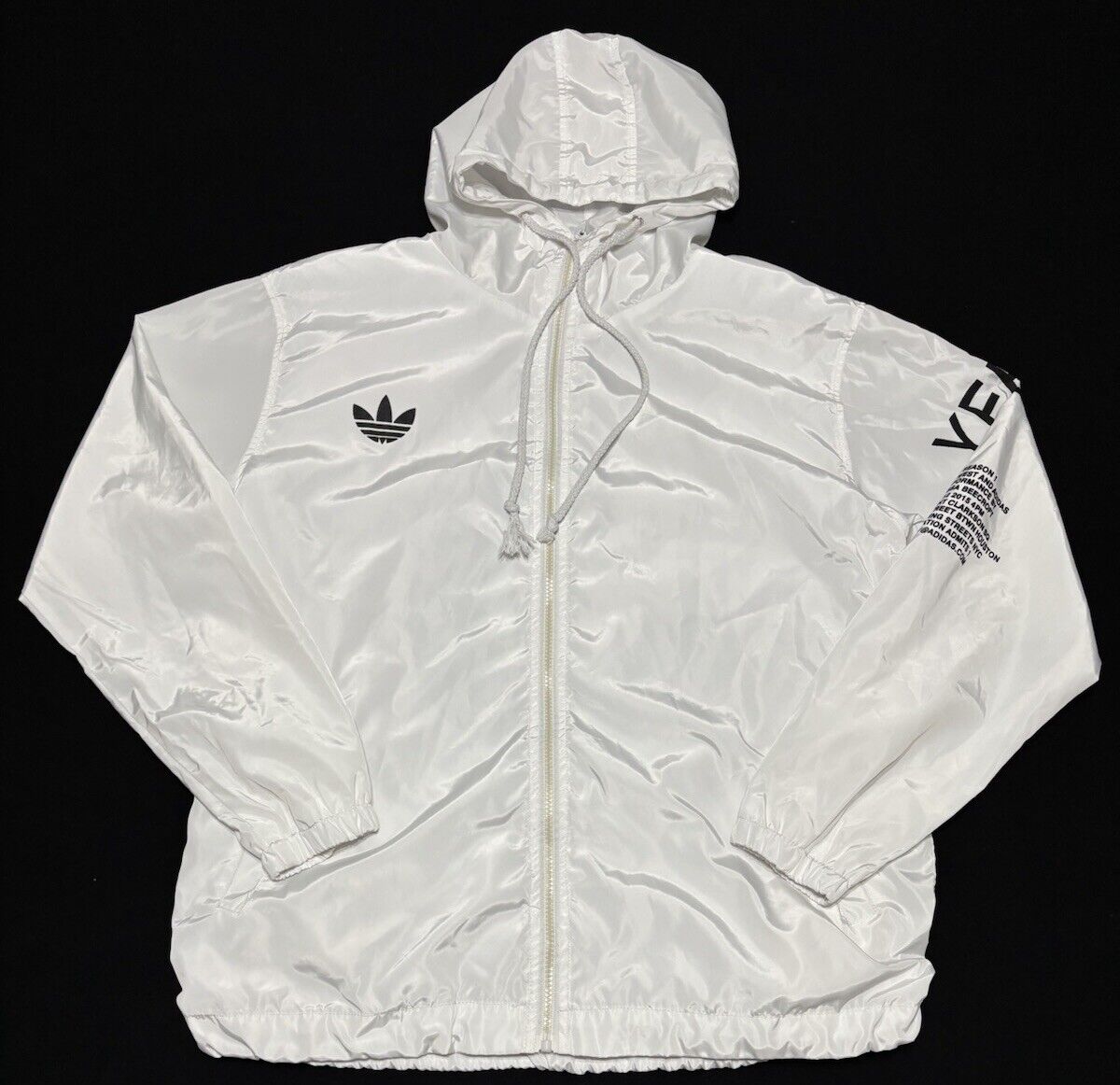 Adidas X Kanye West Yeezus White Tour Jacket Windbreaker Adidas X Kanye West Yeezus White Tour Jacket Windbreaker