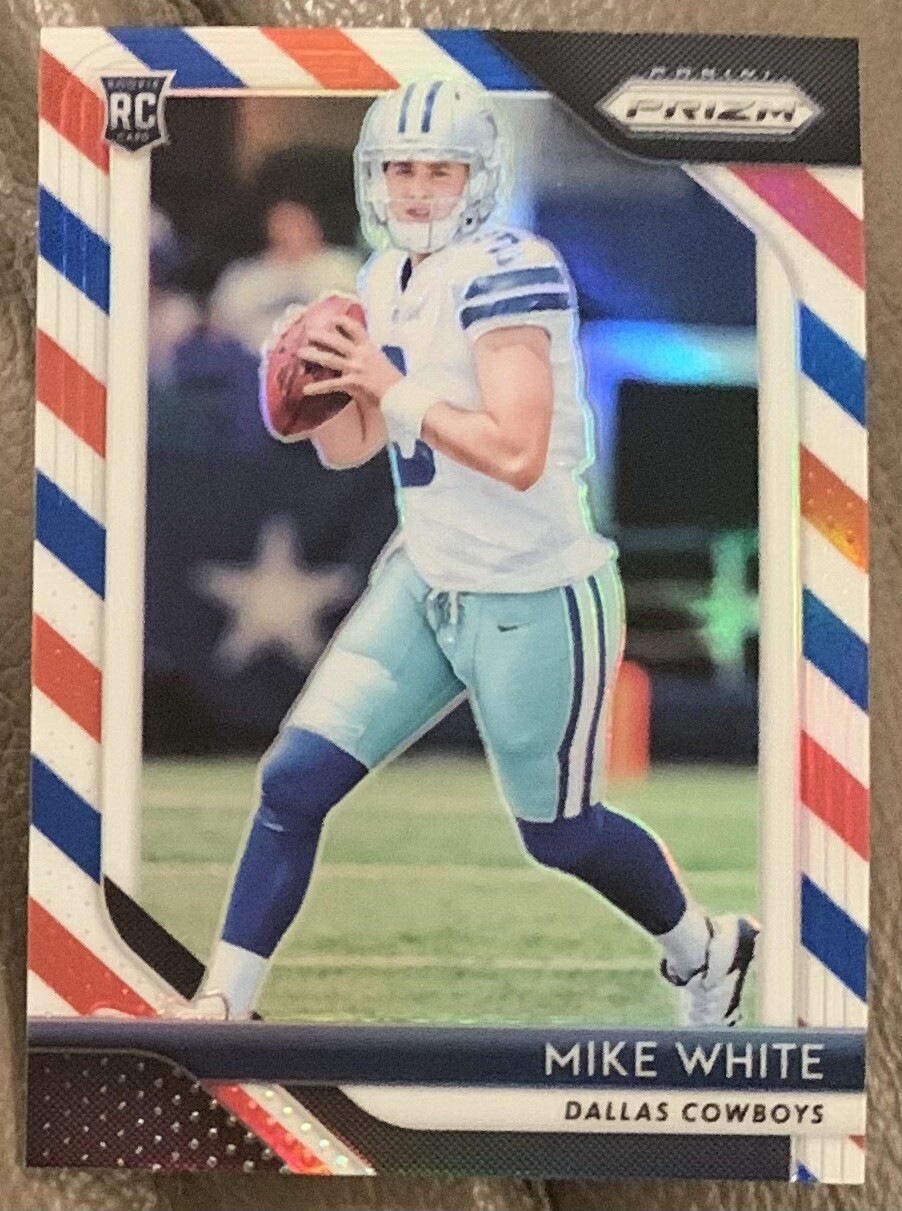 2018 PRIZM MIKE WHITE JETS ROOKIE RED WHITE BLUE PRIZM #239