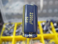 Panasonic - FC Series - Radial Electrolytic Capacitors - 50v 2200uF - 2 Pieces