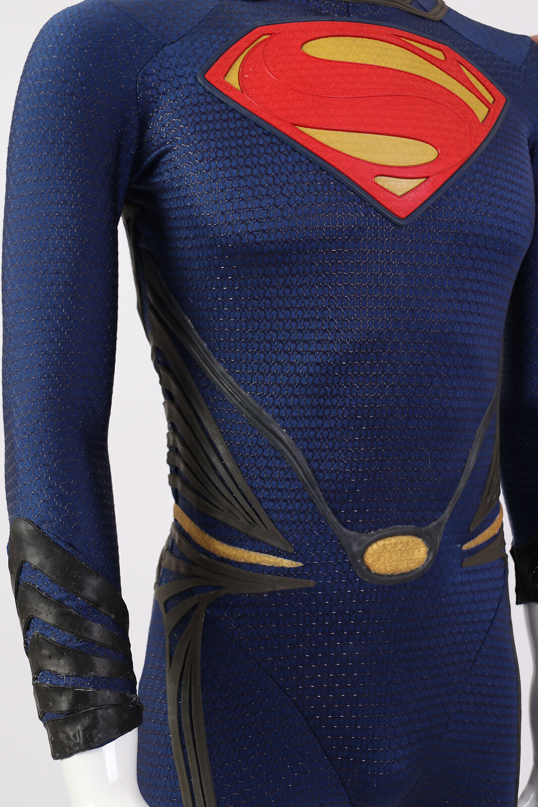 Superman: The Man of Steel Costume High Quality Silicone Silk Screen Suit  Cos