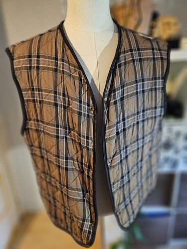 Belstaff Trialmaster Made In England Vintage 80's Waxed Cotton+Quilted Vest Sz.L - Bild 23 von 24