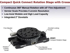 Thorlabs XRNR1/M - Ø56.0 mm Compact Rotation Stage with 2" Dovetail Mounting