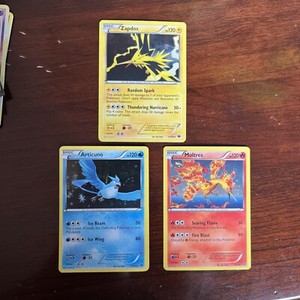 Pokemon Moltres 14/99, Articuno 27/99, Zapdos 41/99 Holo Rare Next Destinies LP