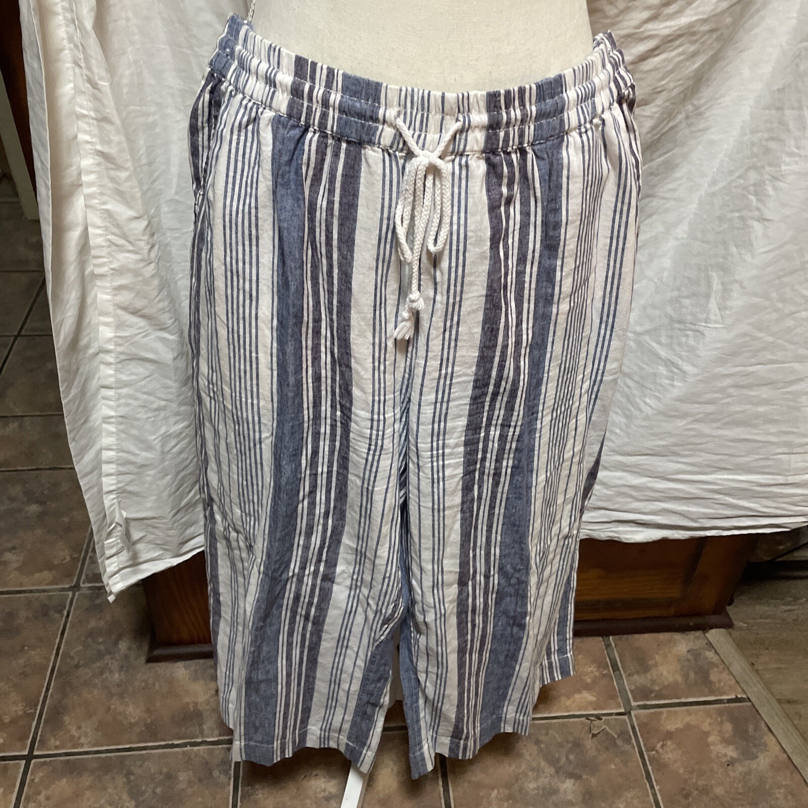 beach lunch lounge Women Wide Leg Pant Size S Multicolor