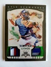 2016 PANINI DIAMOND KINGS GREEN KYLE SCHWARBER RC/PATCH! 1/5! 1/1! FIRST ONE!