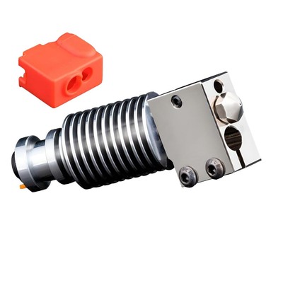 V6 Volcano All Metal Plated Copper Hotend High Flow,Upgrade V6 Bi-Metal Heatb...