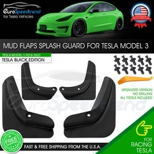 Mud Flaps Splash Guard for Tesla Model 3 All Weather Winter Sediment Protection