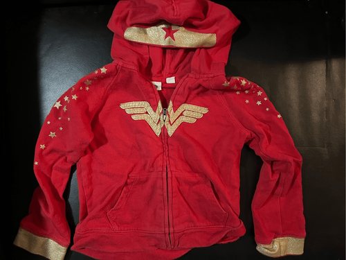 GAP Wonder Woman Zip Hoodie Sz. 5Y