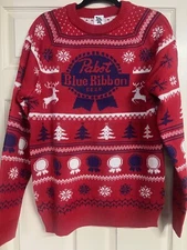 *NEW* Pabst Blue Ribbon Holiday/Christmas Sweater