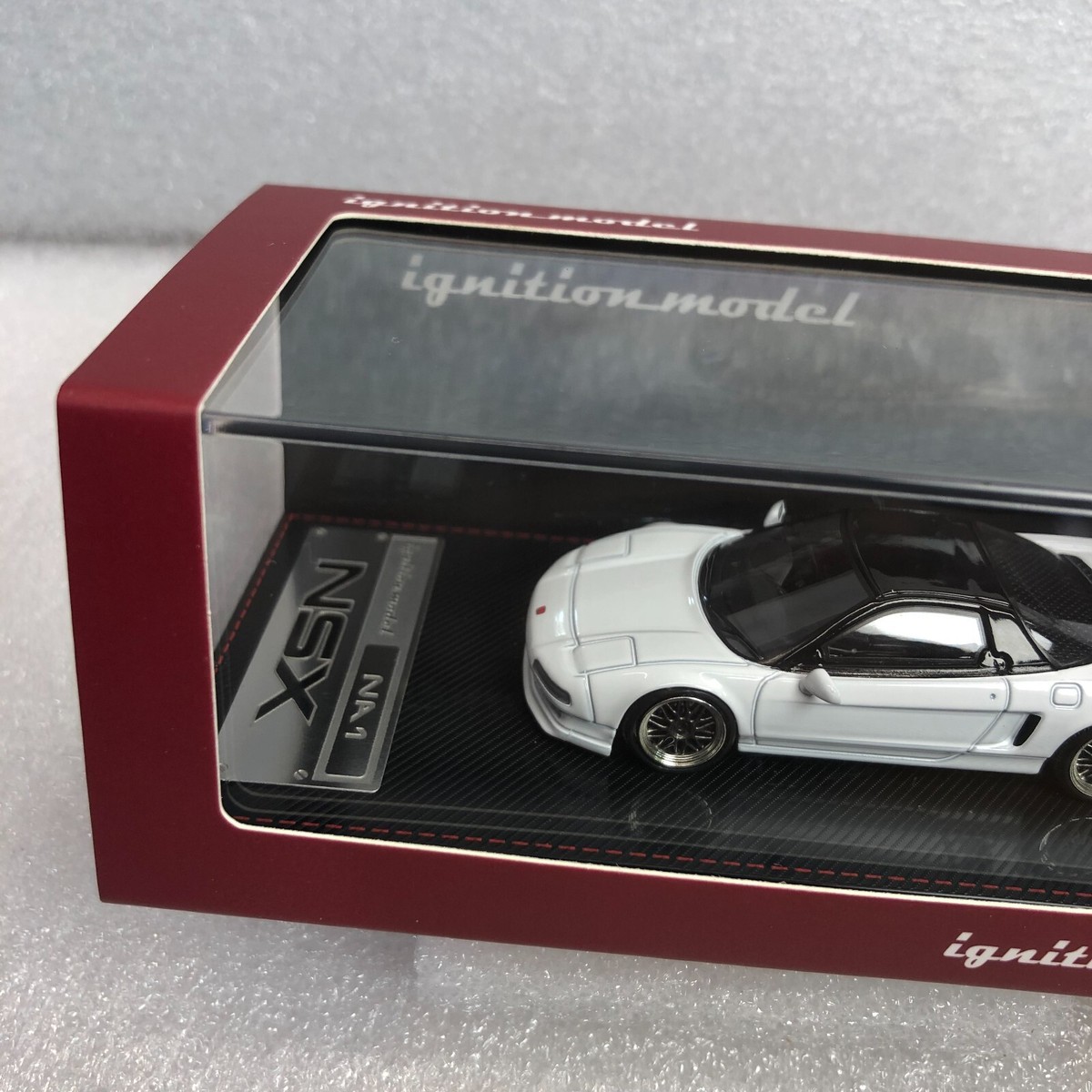 ミニカー ignition model 1/64 Honda NSX NA1 White 1/64 Ignition Model Honda NSX (NA1) Matte Pearl White