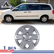 1PC 16" Hubcap For 08-16 DODGE GRAND CARAVAN Replacement Wheel Rim Cover Bolt-On