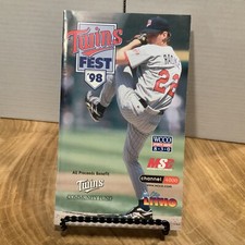 RARE 1998 Minnesota TwinsFest Brochure Brad Radke MLB Baseball