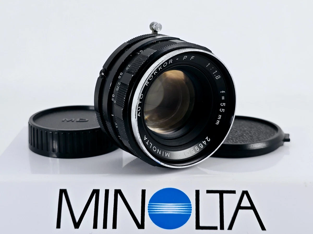 Minolta Rokkor PF 55mm Focal f/1.8 Camera Lenses for sale | eBay