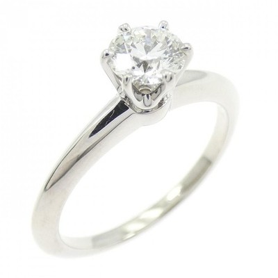 Authentic TIFFANY & Co. Classic Solitaire Ring 0.42CT I SI1 3EXT #230-000-32...