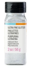 CousinDIY Extra Fine Glitter 2oz-Iridescent Silver