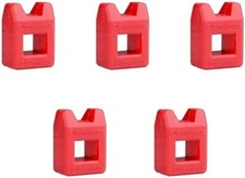 Red Magnetizer Demagnetizer for Screwdriver Tips Screw Bits Magnetic Tool Rel...