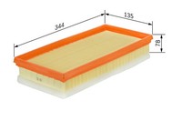NEU - Bosch F026400172 Luftfilter FüR Audi Seat Skoda VW