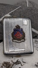Antique 1920-30s Matchbox Case with Coat of Arms Clacton On Sea