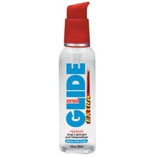 ANAL GLIDE EXTRA PREMIUM SILICONE ANAL LUBRICANT DESENSITIZER BODY ACTION 2 OZ