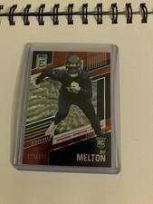 2022 Panini Donruss Elite - Rookies Bo Melton #178 Aspirations Shimmer /499 (RC)