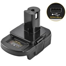 New USB Battery Adapter Converter for Dewalt 20V Milwaukee 18V to Ryobi 18V Tool