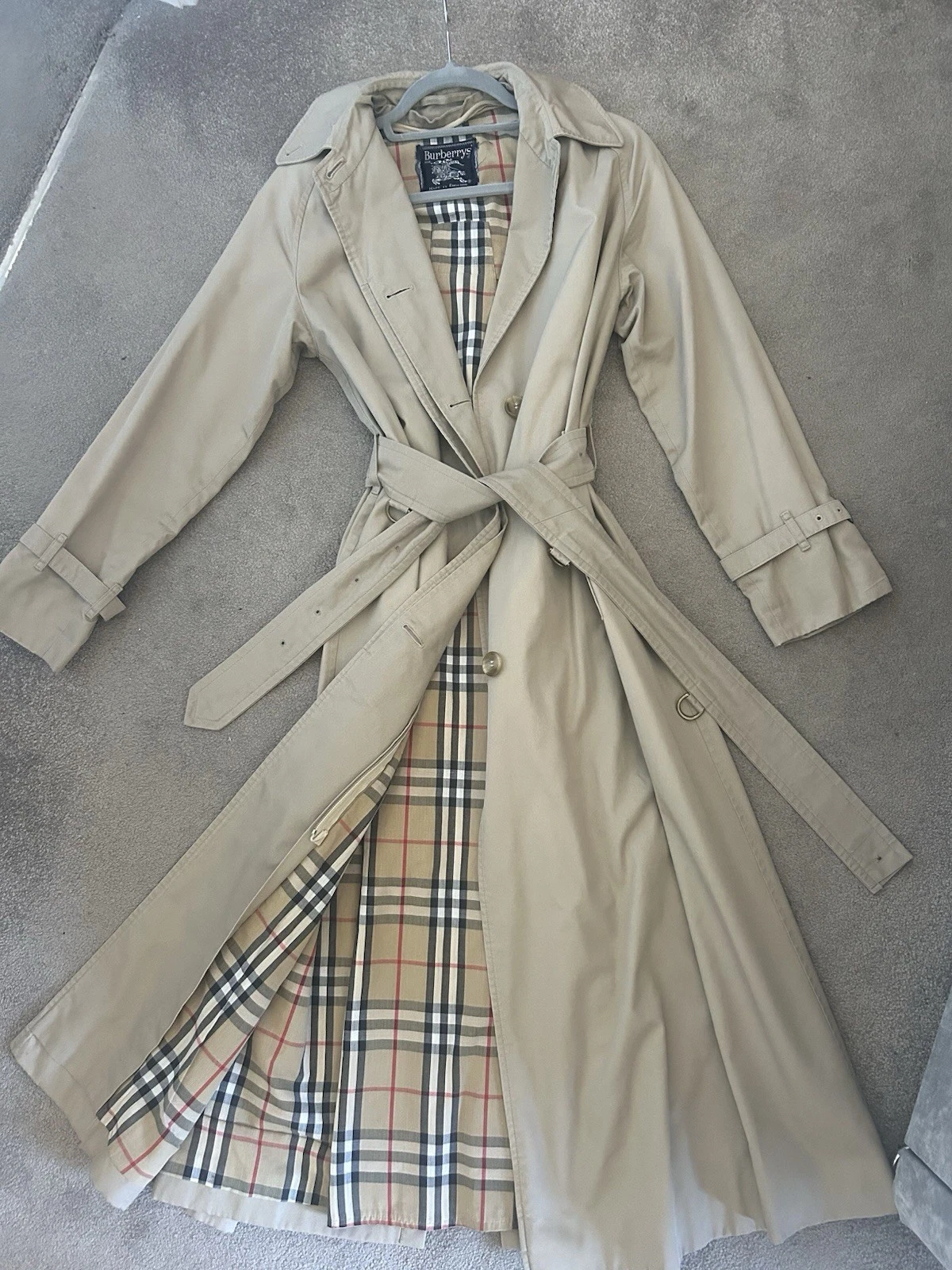 Burberry Cappotto Trench Cappotto Vintage 10 12 Cappotto Design Vintage Lungo ?