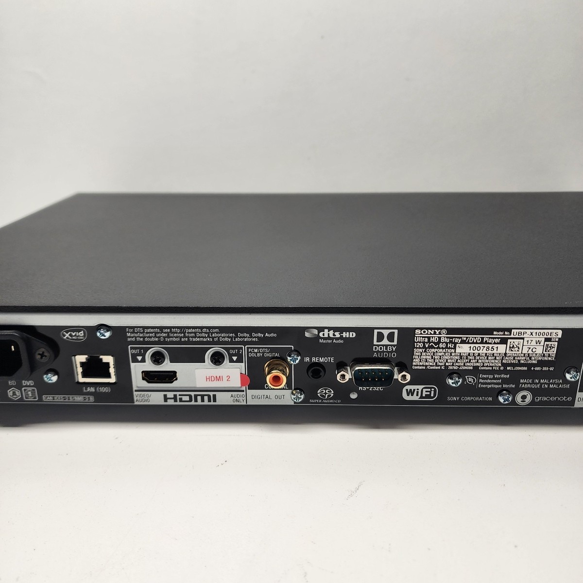 Sony UBPX1000ES 4K Ultra HD Blu-ray Player for sale online | eBay