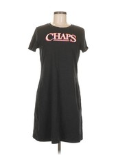 Chaps Women Black Casual Dress M