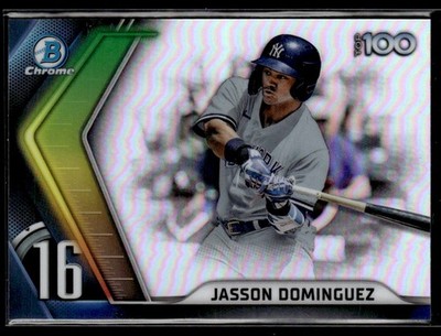 2022 Bowman #BTP-16 Jasson Dominguez Bowman Scouts' Top 100 Rookie 0603C