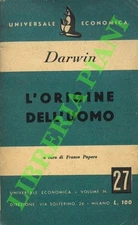 DARWIN Carlo - L'origine dell'uomo. A cura di Franco Paparo.  (3-73421)