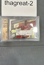 2005-06 SPx - Flashback Fabrics Autographs Ben Gordon #FF-BG (AU, MEM)