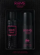 Rome Extradose Men 3.4 Oz EDP Spray 5.1 Oz Deodorant Spray 2 Pc Set