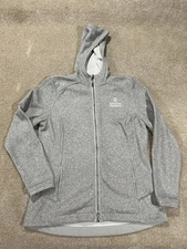 Zero Restriction Jacket Womens Large Old Course St Andrews Gray Full Zip Hoodie