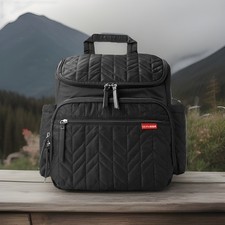 Skip Hop Forma Diaper Bag Backpack - Jet Black