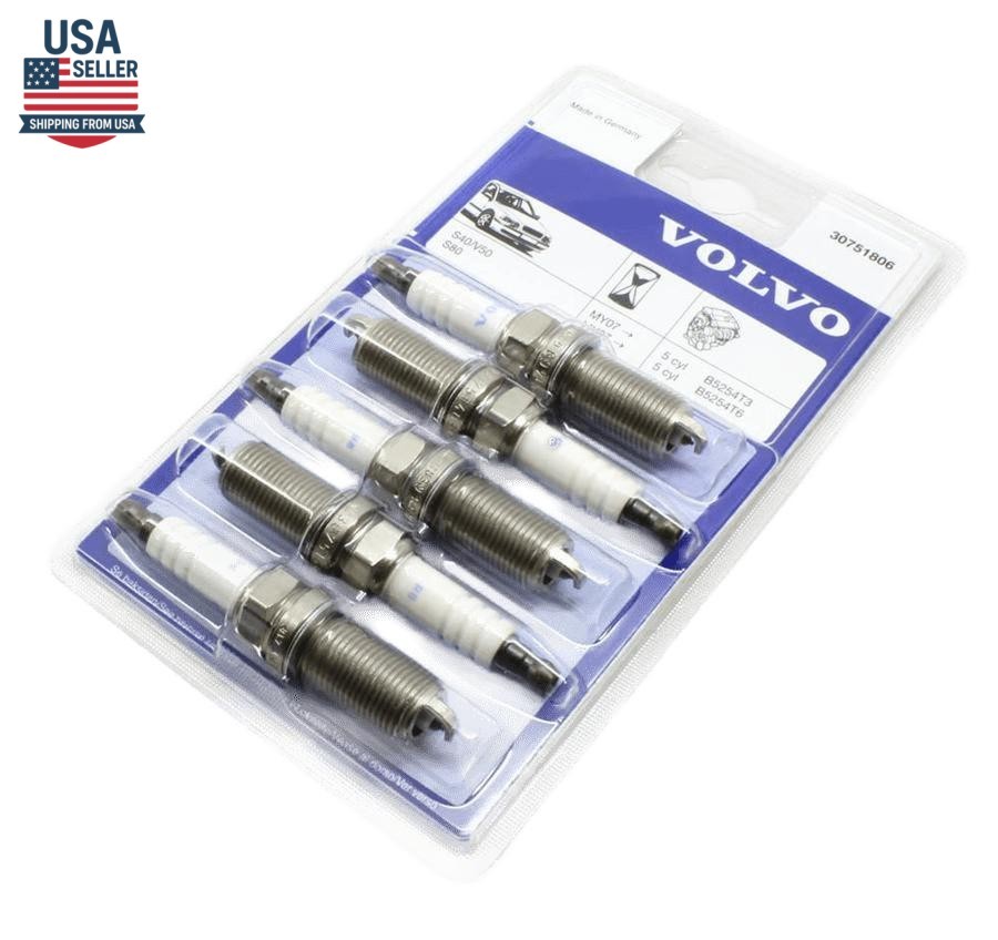 Genuine Volvo Spark Plug Set 5cyl  30751806