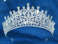 NEW Elegant Beauty Pageant Queen Rhinestone Bridal Wedding Prom Hair Tiara Crown
