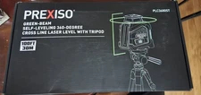 360° Self-Leveling Laser Level with Tripod and Magnetic Base PLC360GST PREXISO