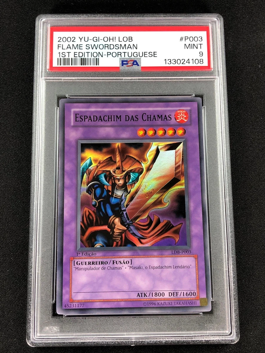 Flame Swordsman Yu-Gi-Oh! TCG Professional Sports Authenticator