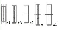 Kurbelwellenlager FAI Autoparts BM1020-025 FüR Ford Transit Bus Kuga 2 DM2 V363