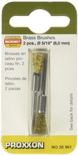 28961 Messingb&uuml;sten Form Pinsel 8mm, 2 St&uuml;ck