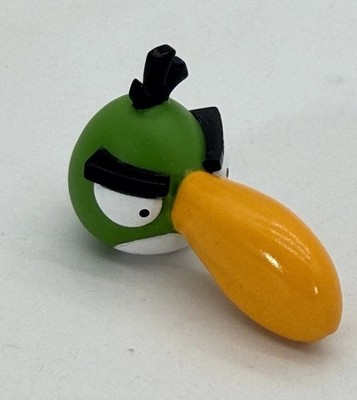 Angry Birds Mattel HAL Green Bird Figure 2012-2013 Happy Holidays Game RARE
