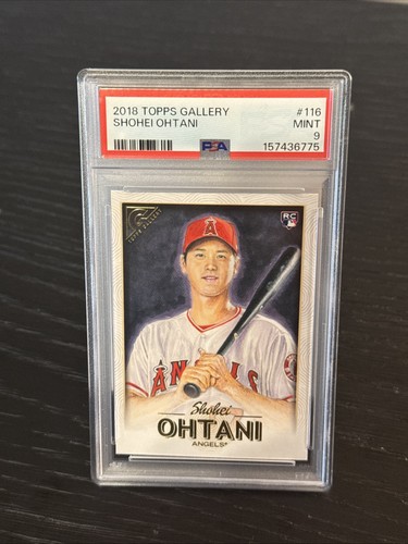 2018 Topps Gallery - Shohei Ohtani #116 (RC) PSA 9