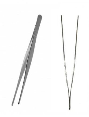 Komodo Feeding Tongs Stainless Steel Feed Snakes Reptile Live Food Insects 30cm