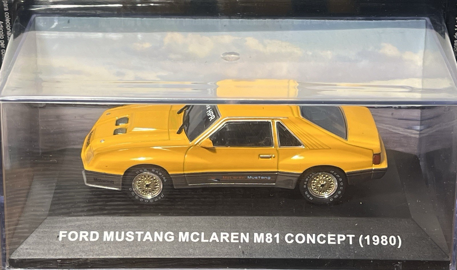 Ford Mustang McLaren M81 Concept Altaya 1:43 réplique haut de gamme en métal moulé